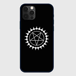 Чехол для iPhone 12 Pro Тёмный дворецкий - знак демона, цвет: 3D-черный