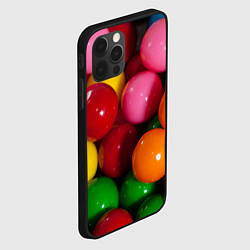 Чехол для iPhone 12 Pro Конфеты ассорти, цвет: 3D-черный — фото 2