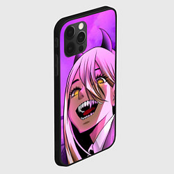 Чехол для iPhone 12 Pro Человек - бензопила Power, цвет: 3D-черный — фото 2