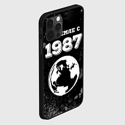 Чехол для iPhone 12 Pro На Земле с 1987: краска на темном, цвет: 3D-черный — фото 2