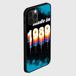 Чехол для iPhone 12 Pro Made in 1989: liquid art, цвет: 3D-черный — фото 2