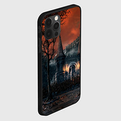 Чехол для iPhone 12 Pro Bloodborne пейзаж, цвет: 3D-черный — фото 2