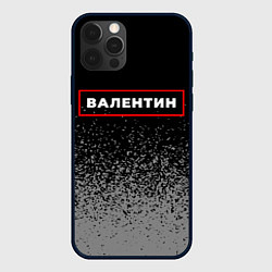 Чехол для iPhone 12 Pro Валентин - в красной рамке на темном, цвет: 3D-черный