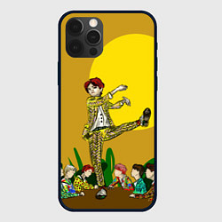 Чехол для iPhone 12 Pro Сцена из клипа БТС, цвет: 3D-черный