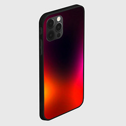 Чехол для iPhone 12 Pro Абстрактная текстура, цвет: 3D-черный — фото 2