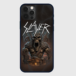 Чехол для iPhone 12 Pro Slayer rock monster, цвет: 3D-черный