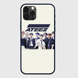 Чехол для iPhone 12 Pro Ateez boys, цвет: 3D-черный