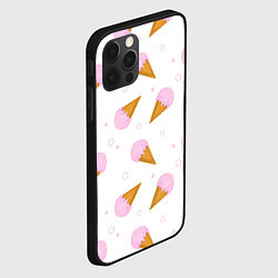 Чехол для iPhone 12 Pro Мороженое в жаркий день, цвет: 3D-черный — фото 2