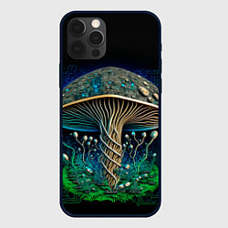 Чехол для iPhone 12 Pro Техногриб, цвет: 3D-черный