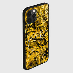 Чехол для iPhone 12 Pro Желтый хаос, цвет: 3D-черный — фото 2