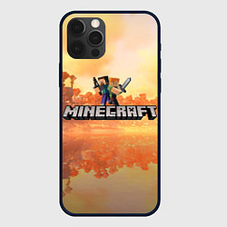 Чехол для iPhone 12 Pro Стив Майнкрафт Minecraft, цвет: 3D-черный