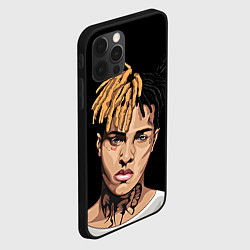 Чехол для iPhone 12 Pro XXXTentacion art, цвет: 3D-черный — фото 2
