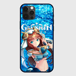 Чехол для iPhone 12 Pro Нилу на фоне воды, цвет: 3D-черный