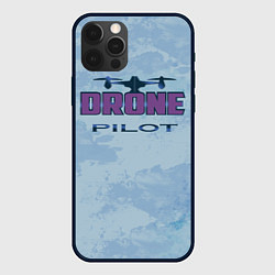 Чехол для iPhone 12 Pro Drone pilot 2 0, цвет: 3D-черный