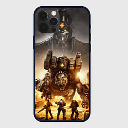 Чехол для iPhone 12 Pro Gears Tactics, цвет: 3D-черный