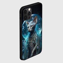 Чехол для iPhone 12 Pro Кот в пузыре, цвет: 3D-черный — фото 2
