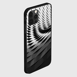 Чехол для iPhone 12 Pro Авангардный модный паттерн, цвет: 3D-черный — фото 2