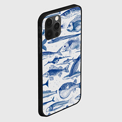Чехол для iPhone 12 Pro Морские рыбы, цвет: 3D-черный — фото 2