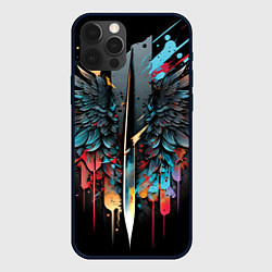 Чехол iPhone 12 Pro Психоделические крылья