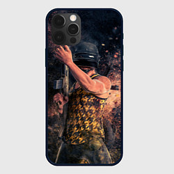 Чехол для iPhone 12 Pro PUBG засада, цвет: 3D-черный