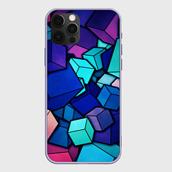 Чехол iPhone 12 Pro Кубики разного размера