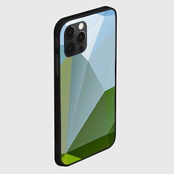 Чехол для iPhone 12 Pro Геометрические соединения фигур, цвет: 3D-черный — фото 2