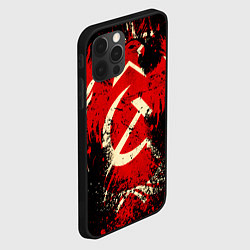 Чехол для iPhone 12 Pro Советский союз, цвет: 3D-черный — фото 2