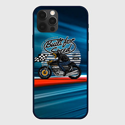Чехол iPhone 12 Pro Гонщик мотоциклист