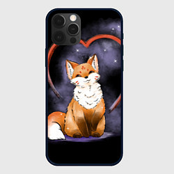 Чехол для iPhone 12 Pro Милая лисица кицунэ, цвет: 3D-черный