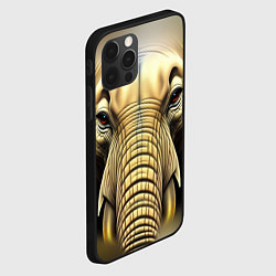 Чехол для iPhone 12 Pro Мой слон, цвет: 3D-черный — фото 2