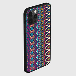 Чехол для iPhone 12 Pro Мексиканский орнамент, цвет: 3D-черный — фото 2
