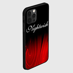 Чехол для iPhone 12 Pro Nightwish red plasma, цвет: 3D-черный — фото 2