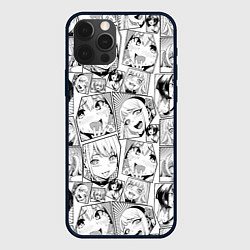 Чехол для iPhone 12 Pro Anime hentai ahegao, цвет: 3D-черный