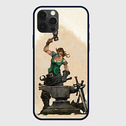 Чехол для iPhone 12 Pro Fable II Кувалда, цвет: 3D-черный
