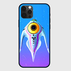 Чехол для iPhone 12 Pro Subnautica инопланетная рыба, цвет: 3D-черный