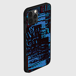 Чехол для iPhone 12 Pro Рельеф камня, цвет: 3D-черный — фото 2