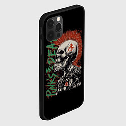 Чехол для iPhone 12 Pro Punks not dead, цвет: 3D-черный — фото 2