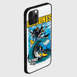 Чехол для iPhone 12 Pro Ramones rock away beach, цвет: 3D-черный — фото 2