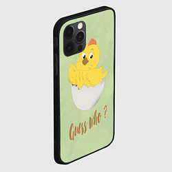 Чехол для iPhone 12 Pro Угадай кто, цвет: 3D-черный — фото 2
