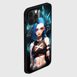 Чехол для iPhone 12 Pro Jinx arcane league of legends, цвет: 3D-черный — фото 2