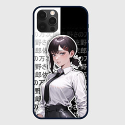 Чехол для iPhone 12 Pro Кобэни из аниме человек-бензопила, цвет: 3D-черный