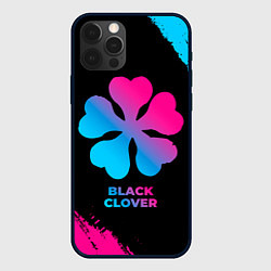 Чехол для iPhone 12 Pro Black Clover - neon gradient, цвет: 3D-черный