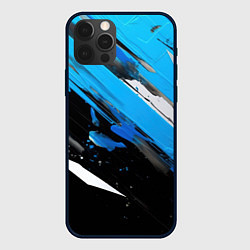 Чехол iPhone 12 Pro Black blue white
