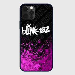 Чехол для iPhone 12 Pro Blink 182 rock legends: символ сверху, цвет: 3D-черный