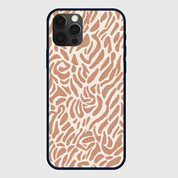 Чехол для iPhone 12 Pro Африканский пятнистый узор, цвет: 3D-черный