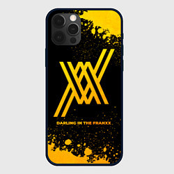 Чехол для iPhone 12 Pro Darling in the FranXX - gold gradient, цвет: 3D-черный