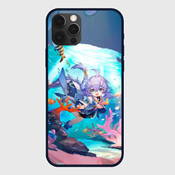 Чехол для iPhone 12 Pro Байлу электрический тип, цвет: 3D-черный