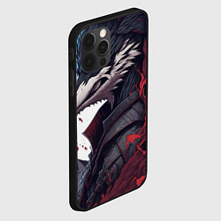 Чехол для iPhone 12 Pro Волк в полнолуние, цвет: 3D-черный — фото 2