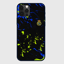 Чехол для iPhone 12 Pro Реал Мадрид фк, цвет: 3D-черный