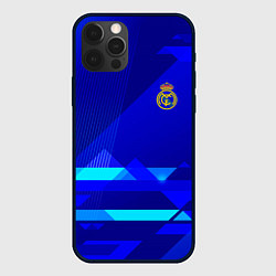 Чехол для iPhone 12 Pro Реал Мадрид фк эмблема, цвет: 3D-черный